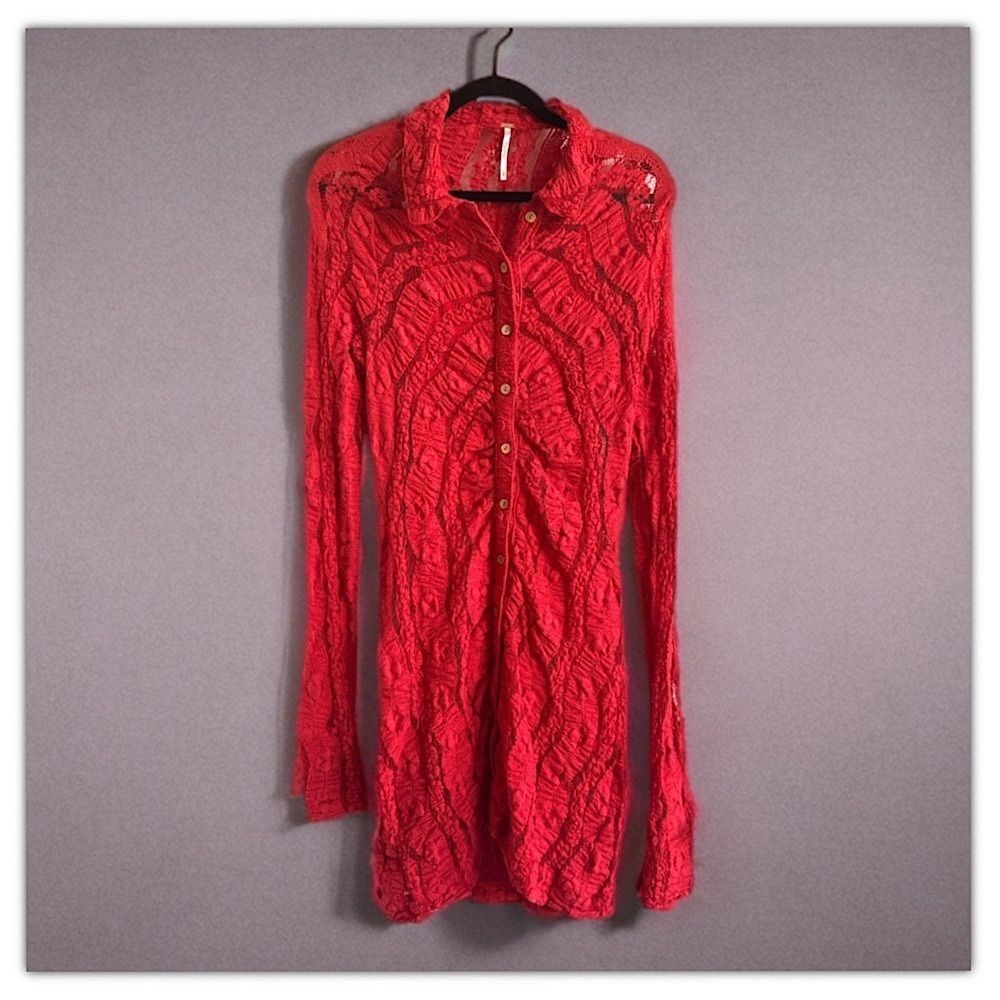 Free People Shayla Lace Mini Dress - Picture 5 of 16